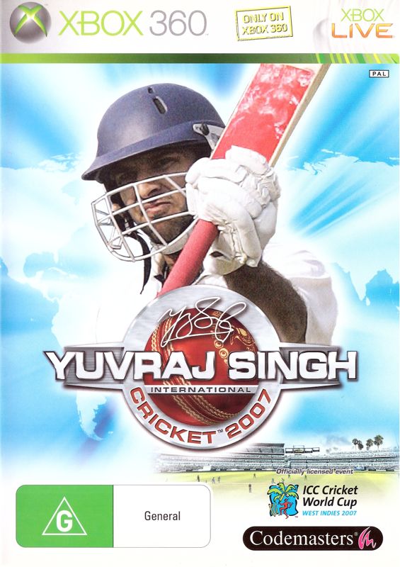 Brian Lara International Cricket 2007 box art for Xbox 360